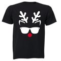Cool Christmas Reindeer - Kids T-Shirt