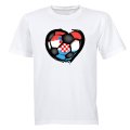Croatia - Soccer Inspired - Adults - T-Shirt