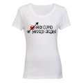 Cupid, Missed Again - Valentine - Ladies - T-Shirt