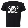 Cupid is my Homeboy - Valentine - Kids T-Shirt