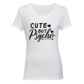 Cute But Psycho - Ladies - T-Shirt