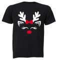Cute Christmas Reindeer - Kids T-Shirt