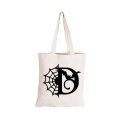 D - Halloween Spiderweb - Eco-Cotton Trick or Treat Bag