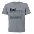 DAD - Full Definition - Adults - T-Shirt