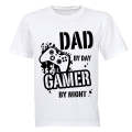DAD - Gamer By Night - Adults - T-Shirt