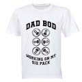 Dad Bod - Six Pack - Adults - T-Shirt