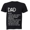DAD Definition - Adults - T-Shirt