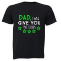 Dad - Five Stars - Kids T-Shirt