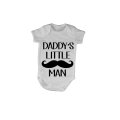 Daddy's Little Man - Mustache - Baby Grow