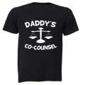 Daddy's Co-Counsel - Kids T-Shirt