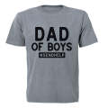 Dad of Boys - Help - Adults - T-Shirt