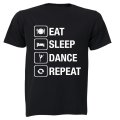 Eat. Sleep. Dance. Repeat - Kids T-Shirt