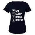 Eat. Sleep. Dance. Repeat - Ladies - T-Shirt