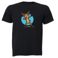 Dancing Christmas Reindeer - Kids T-Shirt