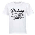 Dashing Through The Snow - Christmas - Kids T-Shirt