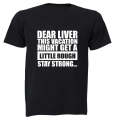 Dear Liver - Adults - T-Shirt