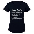 Dear Santa, I'll Buy My Own Stuff - Christmas - Ladies - T-Shirt