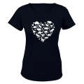 Dinosaur Heart - Ladies - T-Shirt