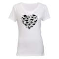Dinosaur Heart - Ladies - T-Shirt