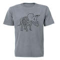Dinosaur Skeleton - Kids T-Shirt