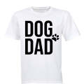 Dog Dad - Side Paw - Adults - T-Shirt