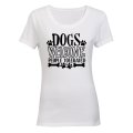 Dogs Welcome - Ladies - T-Shirt