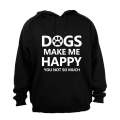 Dogs Make Me Happy - Hoodie