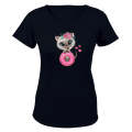 Donut Kitten - Ladies - T-Shirt