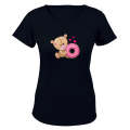 Donut Teddy - Ladies - T-Shirt