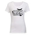Drink Up Witches! - Halloween - Ladies - T-Shirt