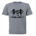 Dumbbell - Gym - Adults - T-Shirt