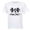 Dumbbell - Gym - Adults - T-Shirt
