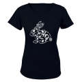 Easter Bunny Doodle - Ladies - T-Shirt