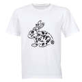 Easter Bunny Doodle - Kids T-Shirt