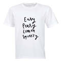 Easy Peasy, Lemon Squeezy - Adults - T-Shirt