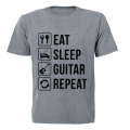 Eat. Sleep. GUITAR - Adults - T-Shirt