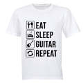 Eat. Sleep. GUITAR - Adults - T-Shirt