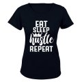 Eat. Sleep. Hustle - Ladies - T-Shirt