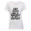 Eat. Sleep. Hustle - Ladies - T-Shirt