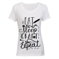 Eat - Sleep - Craft - Repeat - Ladies - T-Shirt