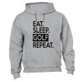 Eat - Sleep - GOLF - Repeat - Hoodie