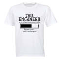 Engineer - Energy Saving Mode - Adults - T-Shirt