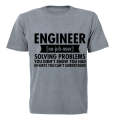 Engineer - En-juh-neer - Adults - T-Shirt