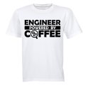 Engineer - Powered By Coffee - Adults - T-Shirt