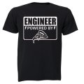 Engineer - Powered By Pizza - Adults - T-Shirt