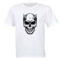 Evil Skull - Halloween - Adults - T-Shirt
