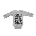 Family Requires Love - Not DNA - Baby Grow