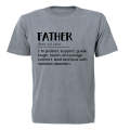 Father - Verb - Adults - T-Shirt