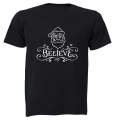 Father Christmas - Believe - Kids T-Shirt