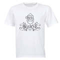 Father Christmas - Believe - Adults - T-Shirt